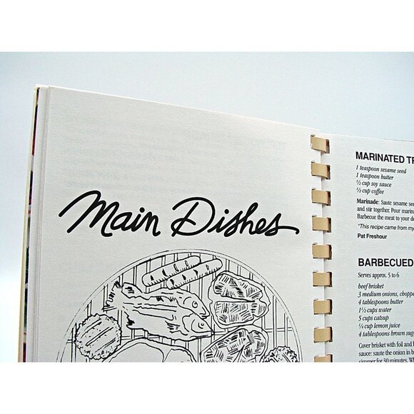 Vintage Spiral California Recipes BBQ’s Picnics & Parties Cookbook Cooking 1991 - Picture 9 of 12